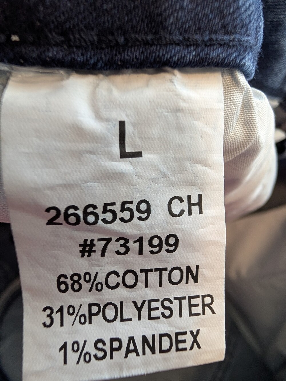 Flamingals Mid Rise Barrel Leg Cropped Jeans NWT Large - Picture 7 of 8